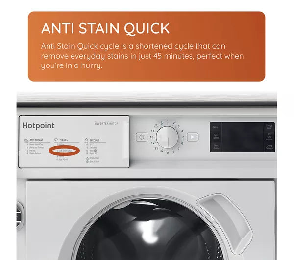 HOTPOINT BI WDHG 861485 UK Integrated 8 kg Washer Dryer
