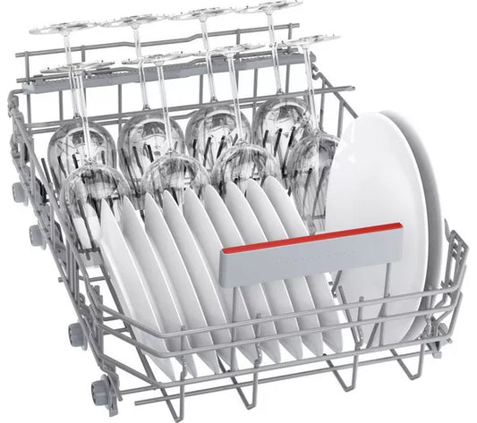 Bosch SPS4HMI49G Series 4 Slimline Dishwasher, 10 Place Settings, Silver, E Rated