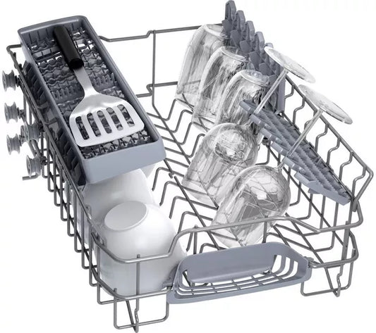 Bosch SPS2IKW01G Series 2 Slimline Dishwasher, 9 Place Settings, White, F Rated