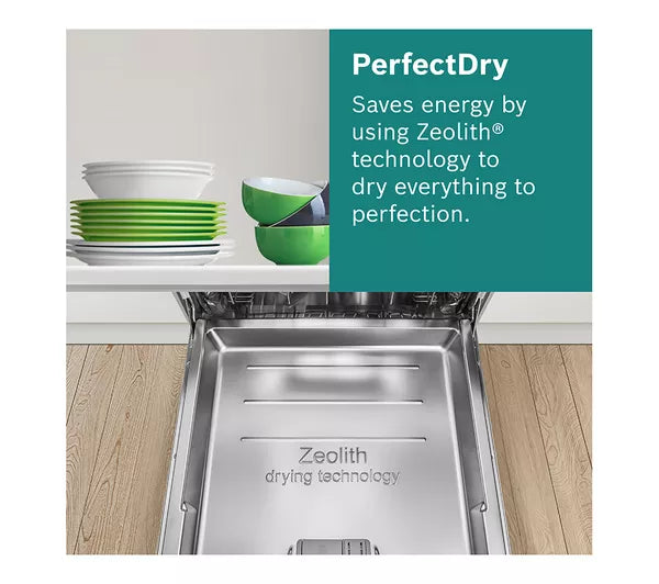 Bosch SMD8YCX03G Series 8 Fully Integrated Dishwasher, 14 Place Settings, B Rated