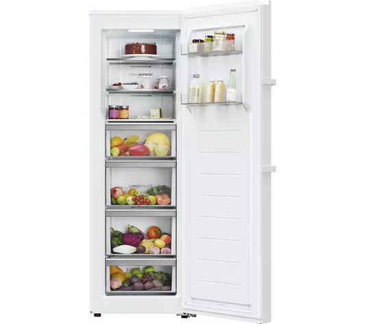 Haier InstaSwitch H4F272WEH1K 178cm High Frost Free Upright Freezer - White - E Rated
