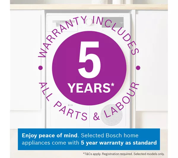 Bosch WTH85225GB Series 4 Heat Pump Tumble Dryer, 8kg, White, A++ Rated