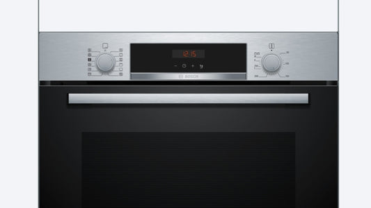 Bosch Series 4 Built-In Electric Single Oven with Pyrolytic - Stainless Steel - A+ Rated
