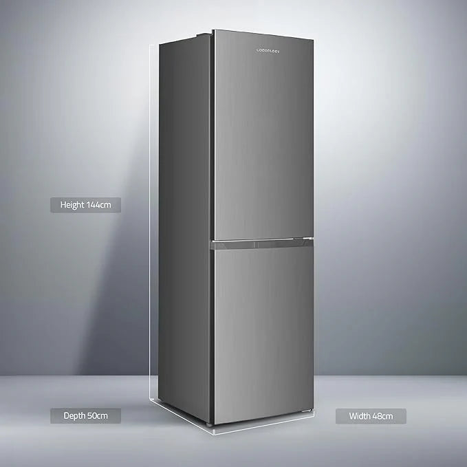 Cookology CFF1425050IX/E 48Cm Silver 50/50 Fridge Freezer 144Cm High