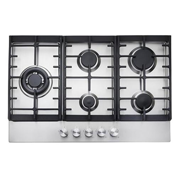 Teknix SCGH75IX 5 Burner Gas Hob 75Cm Stainless Steel