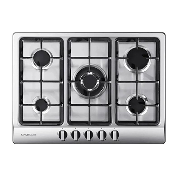 Rangemaster RMBH70HPNGSS Gas Hob 70cm 5 Burner Stainless Steel RMB70HPNGSS