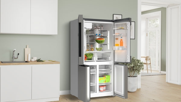 Bosch Series 6 American Fridge Freezer 183x90.5cm – Stainless Steel – KFI96APEAG
