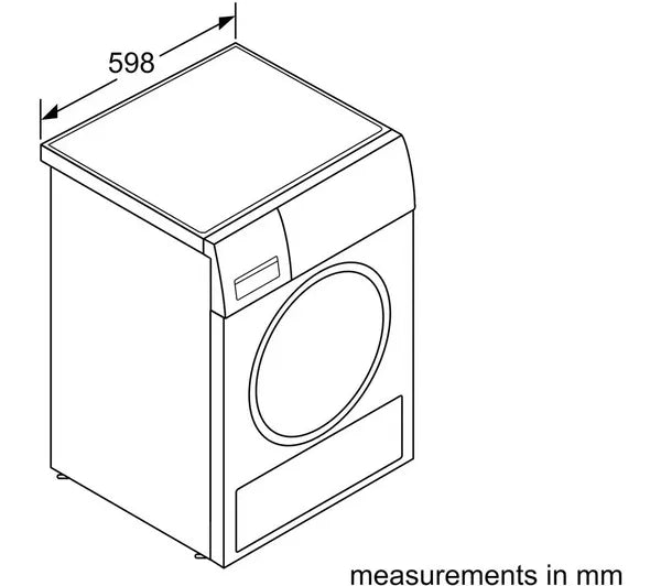 Bosch WQG245S9GB Series 6 Heat Pump Tumble Dryer, 9kg, Silver, A++ Rated