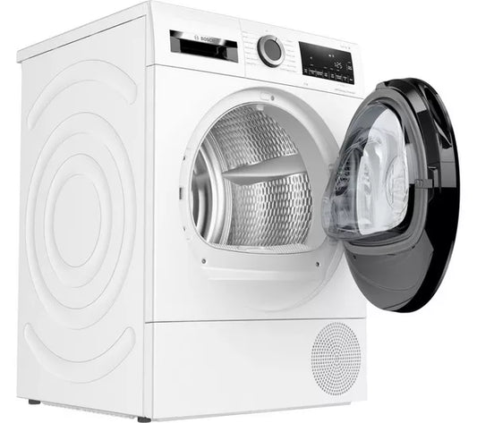 Bosch WQG24509GB Series 6 Heat Pump Tumble Dryer, 9kg, White, A++ Rated