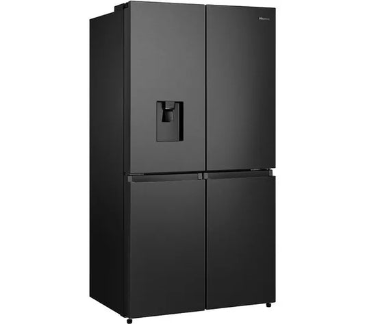 Hisense American fridge freezer black RQ758N4SWFE