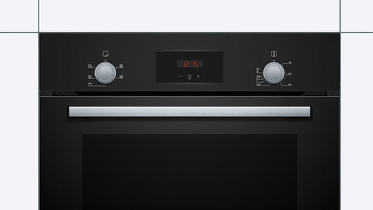 Bosch Series 2 Built-In Electric Single Oven - Black - A Rated