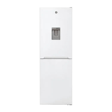 Hoover HOCV1T618EWWK fridge freezer 1.86m X 60cm, No Frost, White, 3 Glass Shelves, 3 Freezer Drawers