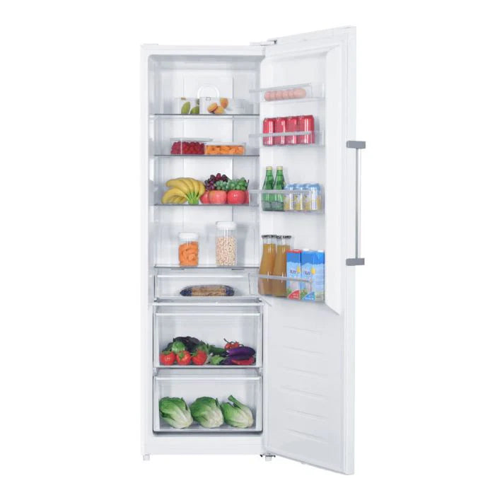 Teknix T60L2W, 359L Single Door Larder Fridge, White
