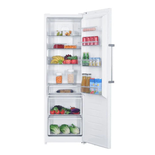 Teknix T60L2W, 359L Single Door Larder Fridge, White
