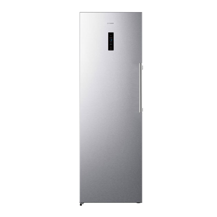 Teknix TH60TNFX, 274L Single Door Freezer, Total No Frost, Brushed Steel