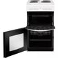 Indesit ID5E92KMW/UK Solid Plate Electric Cooker with Separate Grill, White, A Rated