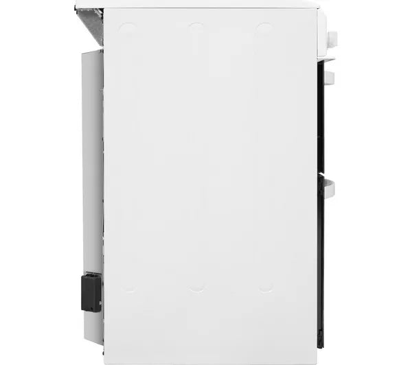 Indesit ID5E92KMW/UK Solid Plate Electric Cooker with Separate Grill, White, A Rated