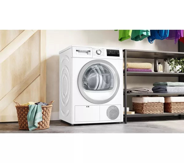 Bosch WTH85223GB Series 4 Heat Pump Tumble Dryer, 8kg, White, A++ Rated