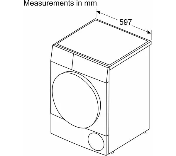 Bosch WTH85223GB Series 4 Heat Pump Tumble Dryer, 8kg, White, A++ Rated