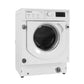 Indesit BIWMIL91485UK Integrated Washing Machine, 9kg, 1400 Spin, White, B Rated