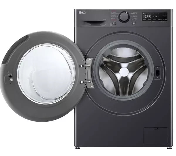 Bosch WGG244FCGB Series 6 i-Dos Washing Machine, 9kg, 1400 Spin, Grey, A Rated