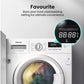Hisense WF3M841BWI Integrated Washing Machine, 8kg, 1300 Spin, White, A Rated