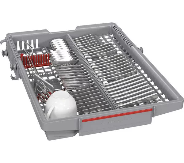 Bosch SPS4HMI49G Series 4 Slimline Dishwasher, 10 Place Settings, Silver, E Rated