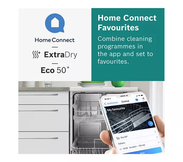 Bosch SPV2HKX42G Series 2 Fully Integrated Slimline Dishwasher, 10 Place Settings, E Rated