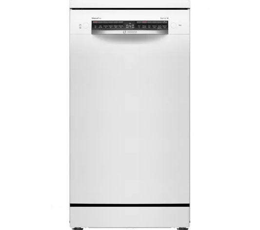 Bosch SPS4HMW49G Series 4 Slimline Dishwasher, 10 Place Settings, White, E Rated