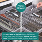 Bosch SMS6ZCW10G Series 6 Dishwasher, 14 Place Settings, White, B Rated