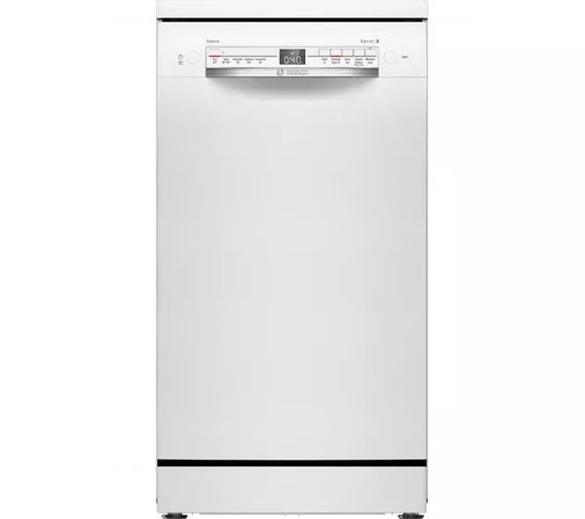 Bosch SPS2IKW01G Series 2 Slimline Dishwasher, 9 Place Settings, White, F Rated