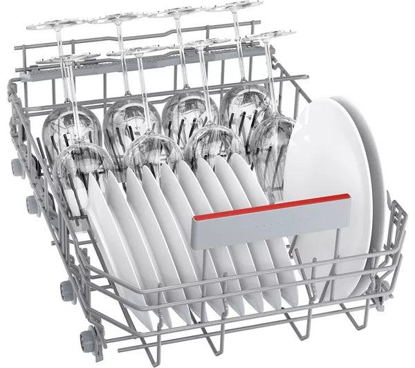 Bosch SPV4EMX25G Series 4 Fully Integrated Slimline Dishwasher, 10 Place Settings, C Rated