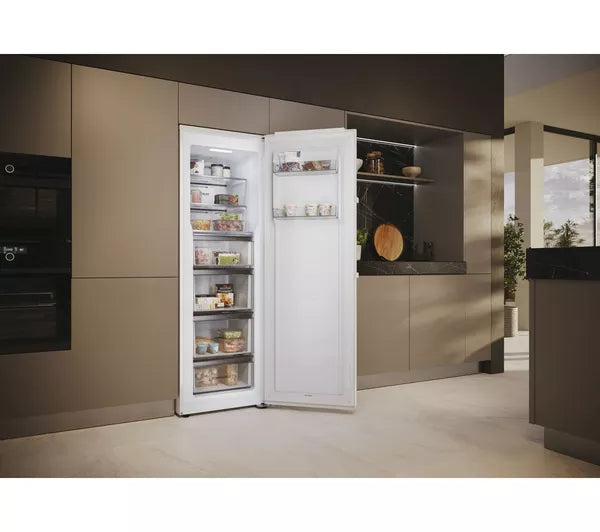 Haier InstaSwitch H4F272WEH1K 178cm High Frost Free Upright Freezer - White - E Rated