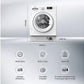 Hisense WD3M841BWI Integrated Washer Dryer, 8kg/6kg, 1400 Spin, White, B Rated