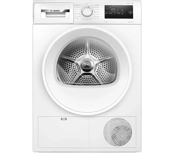 Bosch WTH85225GB Series 4 Heat Pump Tumble Dryer, 8kg, White, A++ Rated