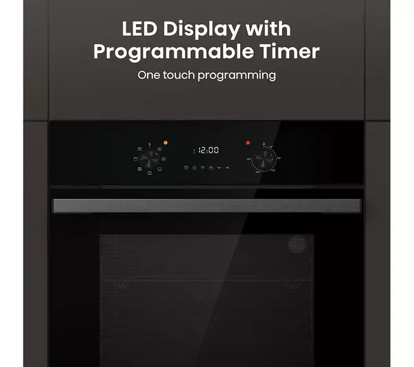 Hisense BI62220ABGUK Built In Electric Single Oven - Black - A Rated