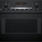 Bosch Series 4 Built-In Compact Microwave with Hot Air 60x45cm - Black