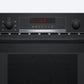 Bosch Series 4 Built-In Compact Microwave with Hot Air 60x45cm - Black