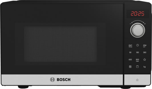 Bosch Series 2 Freestanding Microwave with Grill 44x26cm - Stainless Steel