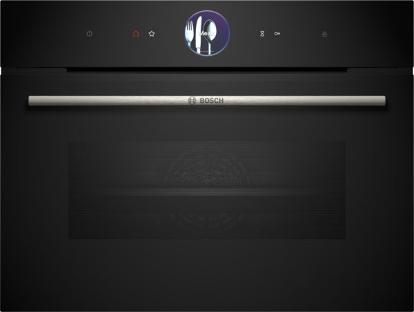 Bosch Series 8 Built-In Compact Steam Oven 60x45cm - Black