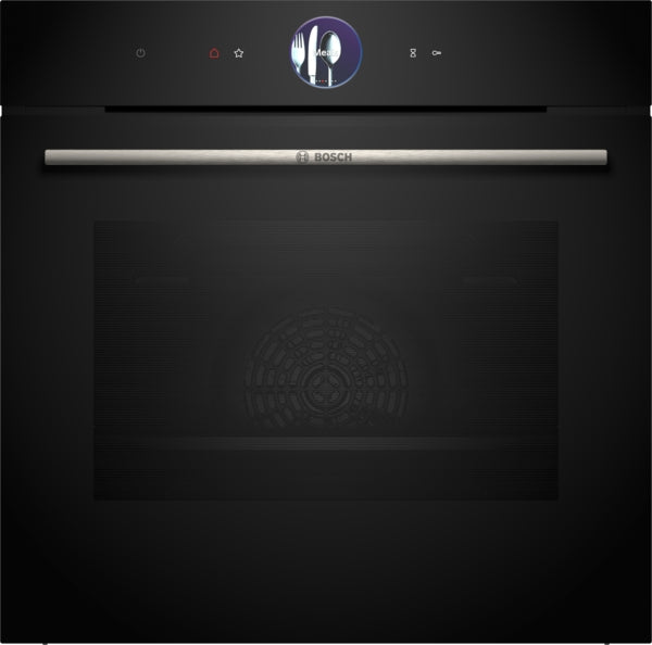 Bosch Series 8 Built-In Electric Single Oven with Air Fry - Black - A+ Rated