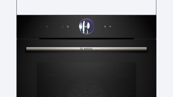 Bosch Series 8 Built-In Electric Single Oven with Air Fry - Black - A+ Rated