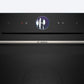 Bosch Series 8 Built-In Electric Single Oven with Steam & Air Fry - Black - A+ Rated