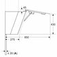 Bosch Series 8 Wall-Mounted Inclined Cooker Hood 90cm - Black Glass