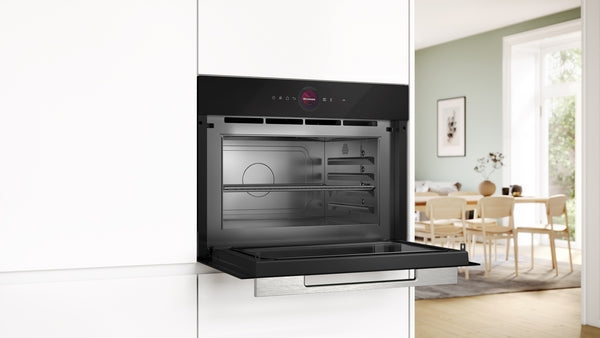 Bosch Series 8 Built-In Compact Microwave 60x45cm - Black