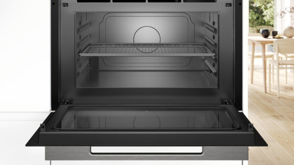 Bosch Series 8 Built-In Compact Microwave 60x45cm - Black