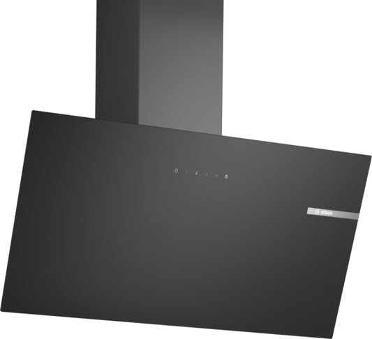 Bosch Series 2 Wall-Mounted Angled Glass Cooker Hood 80cm - Black