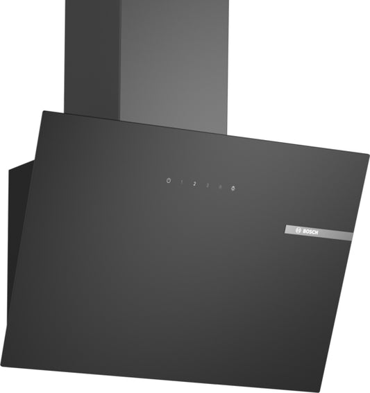 Bosch Series 2 Wall-Mounted Angled Glass Cooker Hood 60cm - Black