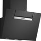 Bosch Series 4 Wall-Mounted Angled Glass Cooker Hood 60cm - Black