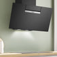 Bosch Series 4 Wall-Mounted Angled Glass Cooker Hood 80cm - Black